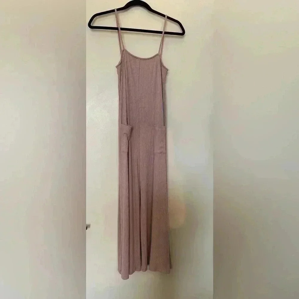 NWT Rachel Pally Rib Karsten Jumpsuit Color Makeup Size Small